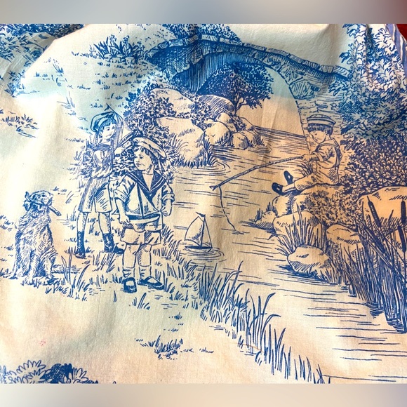 Vintage rare Daisy Kingdom Springtime Toile dress size 4. Cotton. Gorgeous! - Picture 5 of 8